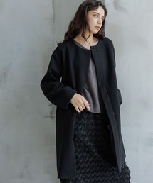 LAKOLE | ウーリーテックノーカラーコート / 704772(ノーカラーコート)