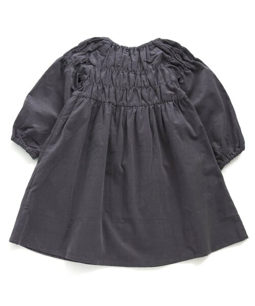 Seraph（セラフ）の「小花柄シャーリングワンピース（ワンピース・キッズ・ブルー/チャコール/レッド・130/140/90/95/110/80/120/100）」の10枚目の写真