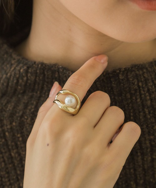 SMELLY(スメリー)の「メタルスペーススフィアリング(リング・レディース・シルバー系その他/ゴールド系その他・13)」の1枚目の写真