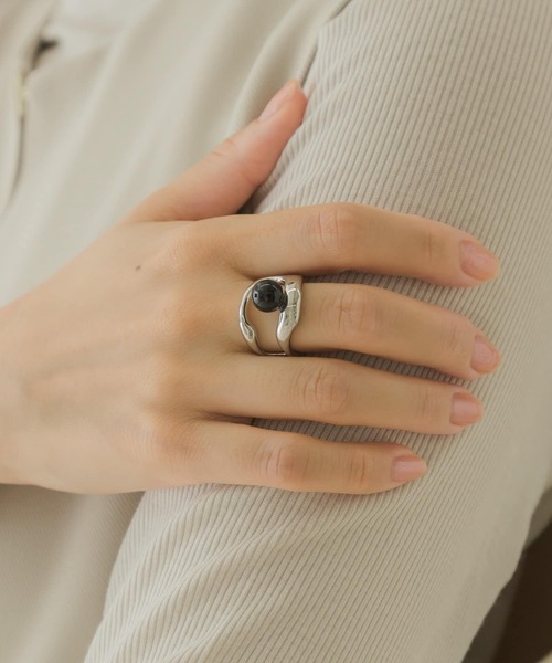 SMELLY(スメリー)の「メタルスペーススフィアリング(リング・レディース・シルバー系その他/ゴールド系その他・13)」の6枚目の写真