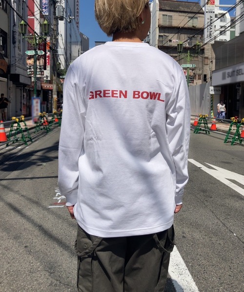 GREEN BOWL Heavy Weight L/S T-shirts(SEA FARER柄)(Tシャツ/カットソー)|GREEN BOWL(グリーンボウル) GREEN BOWL Heavy Weight L/S T-shirts(SEA FARER柄)(Tシャツ/カットソー)|GREEN BOWL(グリーンボウル)
