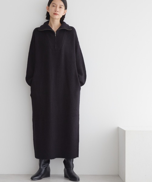 AMERICAN HOLIC（アメリカンホリック）の「ハーフZIPニットワンピース