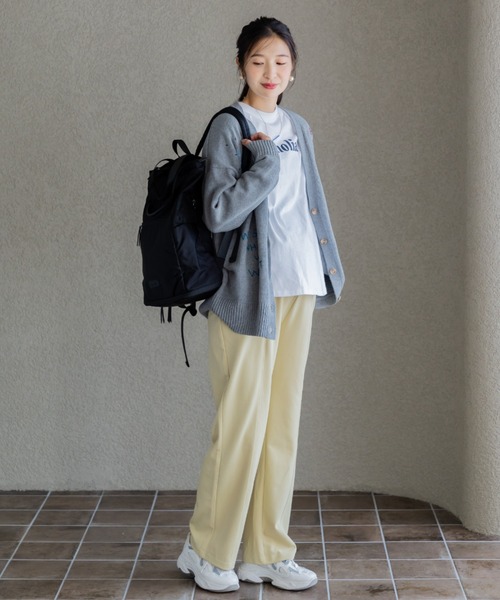 フェリシモMama（フェリシモママ）の「Ｍｏｒｅｄｄｅ　マタニティから産後も使える　ストレッチストレートパンツ（マタニティウェア/グッズ・レディース・モカ/ライトイエロー/ブラック・MEDIUM/LARGE/X-LARGE/XX-LARGE）」の4枚目の写真