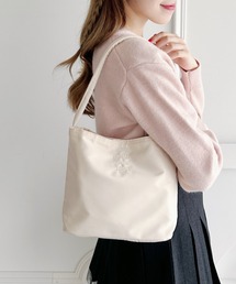 Loueme | ロゴ刺繍ワンハンドルバッグ(ハンドバッグ)