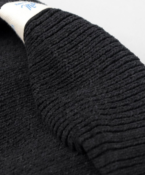 MILLER（ミラー）の「モールニット ニット帽（ニットキャップ/ビーニー・レディース・ブラック/オフホワイト・FREE）」の11枚目の写真