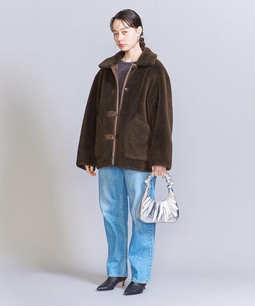 BEAUTY&YOUTH UNITED ARROWS（ビューティーアンドユースユナイテッドアローズ）の「フェイクムートン リバーシブル ボア ブルゾン（ブルゾン・レディース・ダークブラウン・M/S）」の11枚目の写真