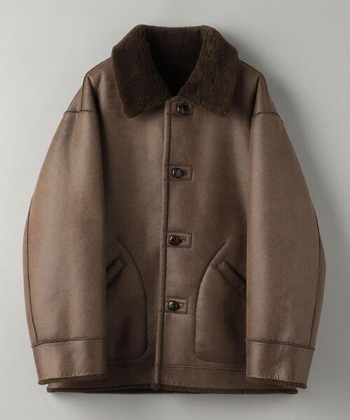 BEAUTY&YOUTH UNITED ARROWS（ビューティーアンドユースユナイテッドアローズ）の「フェイクムートン リバーシブル ボア ブルゾン（ブルゾン・レディース・ダークブラウン・M/S）」の18枚目の写真