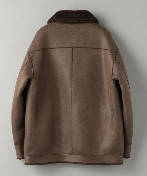 BEAUTY&YOUTH UNITED ARROWS（ビューティーアンドユースユナイテッドアローズ）の「フェイクムートン リバーシブル ボア ブルゾン（ブルゾン・レディース・ダークブラウン・M/S）」の19枚目の写真