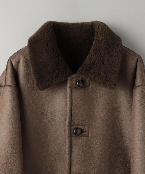 BEAUTY&YOUTH UNITED ARROWS（ビューティーアンドユースユナイテッドアローズ）の「フェイクムートン リバーシブル ボア ブルゾン（ブルゾン・レディース・ダークブラウン・M/S）」の20枚目の写真