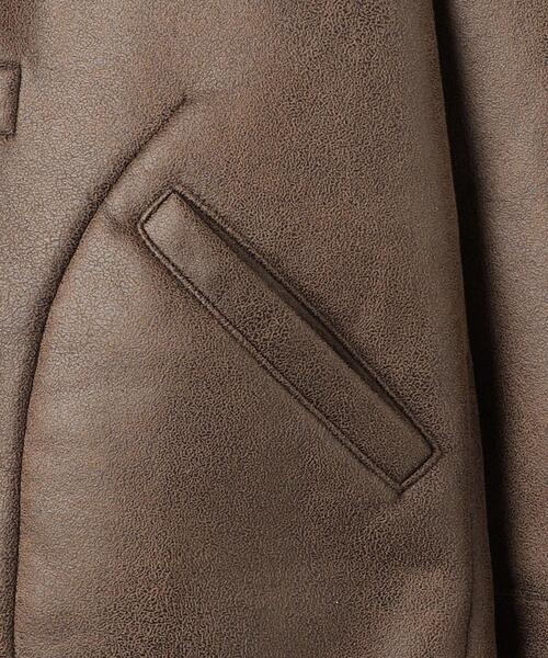 BEAUTY&YOUTH UNITED ARROWS（ビューティーアンドユースユナイテッドアローズ）の「フェイクムートン リバーシブル ボア ブルゾン（ブルゾン・レディース・ダークブラウン・M/S）」の22枚目の写真