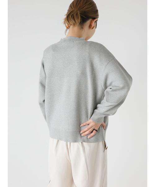 Lugnoncure(ルノンキュール)の「ジャカードロゴプルオーバーニット(ニット/セーター・レディース・ベージュ/グレー/ネイビー・F)」の10枚目の写真