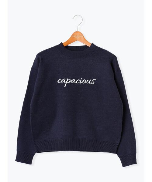 Lugnoncure(ルノンキュール)の「ジャカードロゴプルオーバーニット(ニット/セーター・レディース・ベージュ/グレー/ネイビー・F)」の13枚目の写真