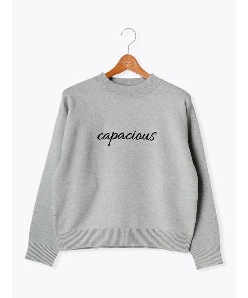 Lugnoncure(ルノンキュール)の「ジャカードロゴプルオーバーニット(ニット/セーター・レディース・ベージュ/グレー/ネイビー・F)」の14枚目の写真