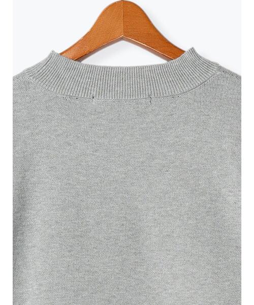 Lugnoncure(ルノンキュール)の「ジャカードロゴプルオーバーニット(ニット/セーター・レディース・ベージュ/グレー/ネイビー・F)」の19枚目の写真