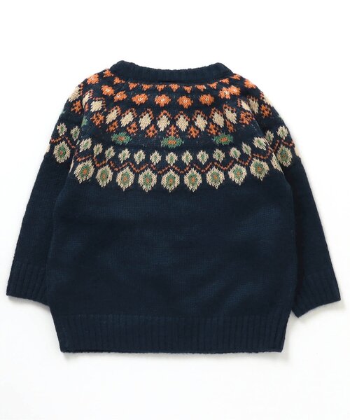 BREEZE（ブリーズ）の「【リンク】ノルディックニット（ニット/セーター・キッズ・レッド/ネイビー・100/120/140/90）」の12枚目の写真