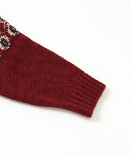 BREEZE（ブリーズ）の「【リンク】ノルディックニット（ニット/セーター・キッズ・レッド/ネイビー・100/120/140/90）」の15枚目の写真