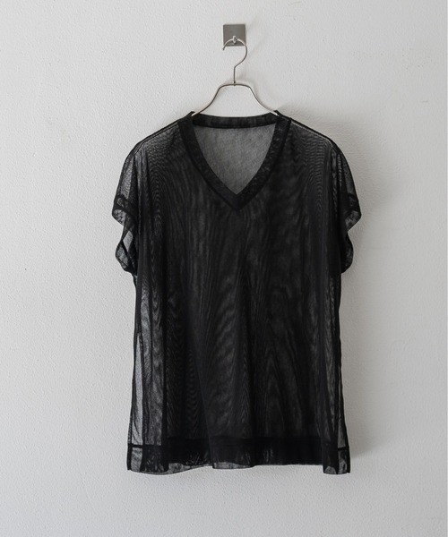 Utusiyo（ウツシヨ）の「vest 薄葉（Tシャツ/カットソー・メンズ・ブラック/グレー・FREE）」の14枚目の写真