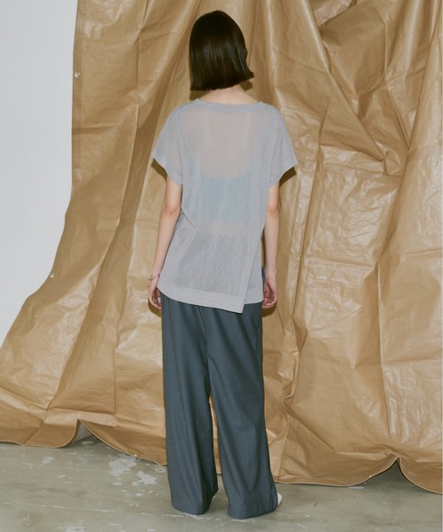 Utusiyo（ウツシヨ）の「vest 薄葉（Tシャツ/カットソー・メンズ・ブラック/グレー・FREE）」の12枚目の写真