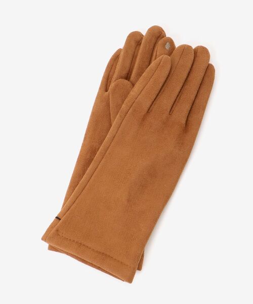 le.coeur blanc(ルクールブラン)の「ストレッチスエードグローブ(手袋・レディース・ベージュ/ブラック・FREE)」の8枚目の写真