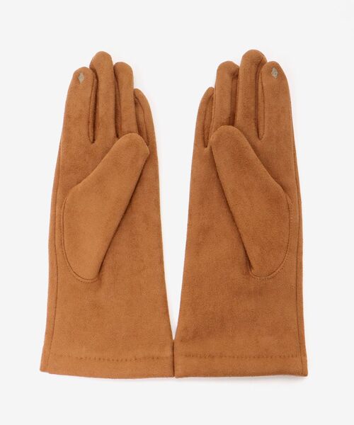 le.coeur blanc(ルクールブラン)の「ストレッチスエードグローブ(手袋・レディース・ベージュ/ブラック・FREE)」の16枚目の写真