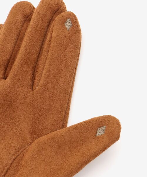 le.coeur blanc(ルクールブラン)の「ストレッチスエードグローブ(手袋・レディース・ベージュ/ブラック・FREE)」の17枚目の写真