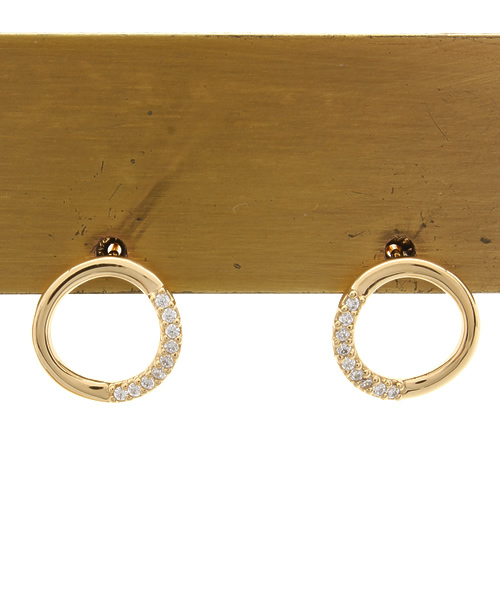 Ete エテ の サークル ビジュー ピアス ピアス 両耳用 Wear