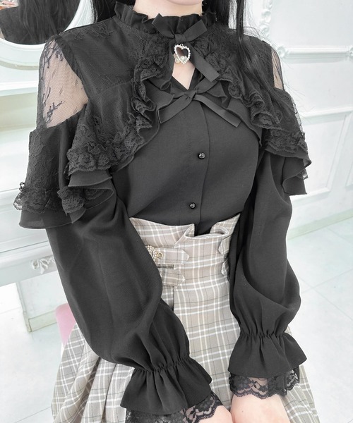 ROJITA（ロジータ）の「ビジュリボンラッフルブラウス（シャツ