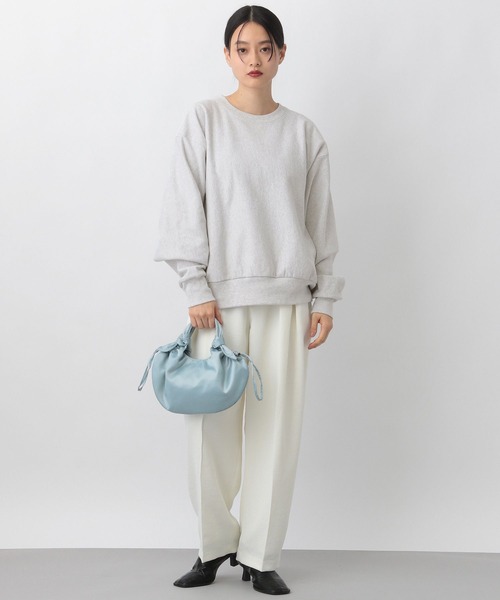 A part by(アパートバイ)の「【コラボ】AOR*A part byロゴスウェット(スウェット・レディース・ライトグレー/オフホワイト・FREE)」の6枚目の写真