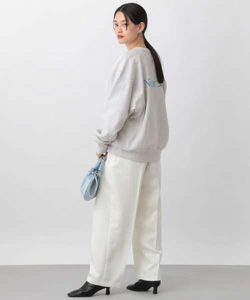 A part by(アパートバイ)の「【コラボ】AOR*A part byロゴスウェット(スウェット・レディース・ライトグレー/オフホワイト・FREE)」の12枚目の写真