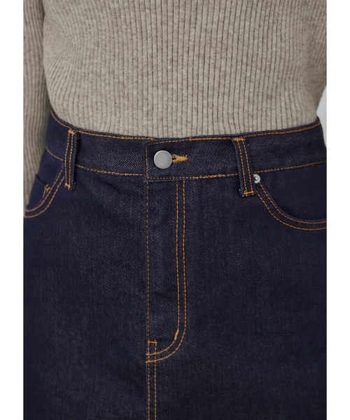 STYLE DELI（スタイルデリ）の「デニム生地ペンシルスカート（デニムスカート・レディース・ネイビー・M）」の5枚目の写真