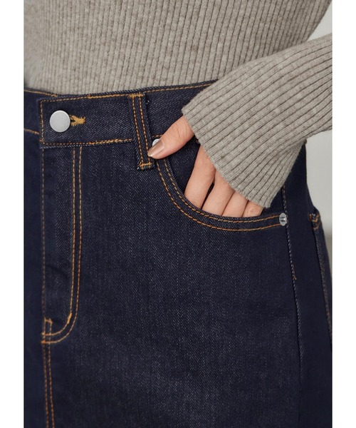 STYLE DELI（スタイルデリ）の「デニム生地ペンシルスカート（デニムスカート・レディース・ネイビー・M）」の6枚目の写真