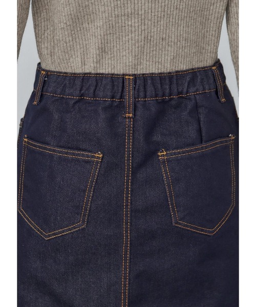 STYLE DELI（スタイルデリ）の「デニム生地ペンシルスカート（デニムスカート・レディース・ネイビー・M）」の7枚目の写真