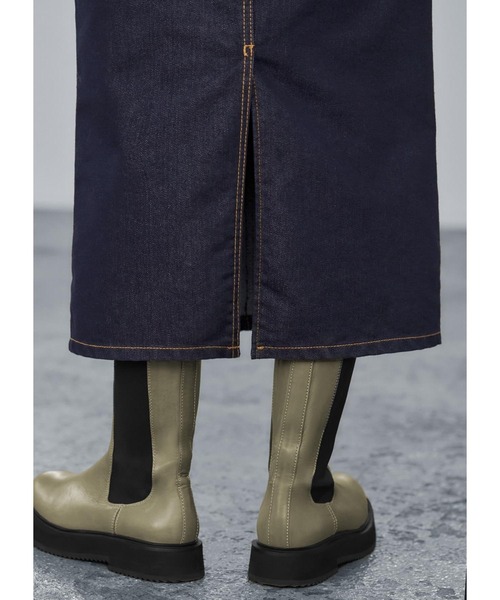 STYLE DELI（スタイルデリ）の「デニム生地ペンシルスカート（デニムスカート・レディース・ネイビー・M）」の8枚目の写真