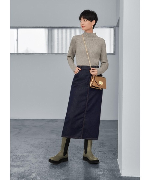 STYLE DELI（スタイルデリ）の「デニム生地ペンシルスカート（デニムスカート・レディース・ネイビー・M）」の12枚目の写真