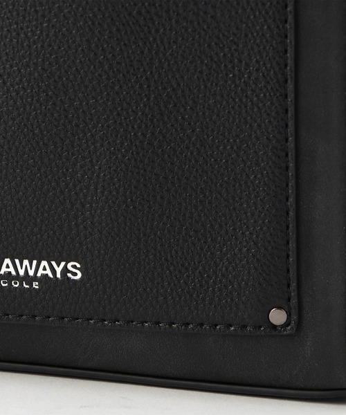 HIDEAWAYS NICOLE（ハイダウェイニコル）の「ミニスクエアショルダーバッグ（ショルダーバッグ・メンズ・ブラック/パイソン/グレー・FREE）」の11枚目の写真