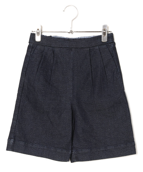 MNEMOSYNE / KID'S（ミネモシュネ）の「【MNEMOSYNE】デニムサロペット（サロペット/オーバーオール・キッズ・インディゴブルー/サックスブルー・120/105/90）」の4枚目の写真