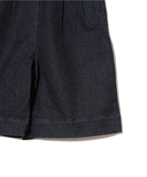 MNEMOSYNE / KID'S（ミネモシュネ）の「【MNEMOSYNE】デニムサロペット（サロペット/オーバーオール・キッズ・インディゴブルー/サックスブルー・120/105/90）」の7枚目の写真