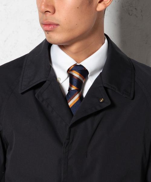 green label relaxing（グリーンレーベルリラクシング）の「別注 ［ザ ノースフェイス］ THE NORTH FACE PURPLE LABEL ＊GLR 65/35 ステンカラーコート◆（ステンカラーコート・メンズ・ネイビー・SMALL/LARGE/MEDIUM）」の13枚目の写真