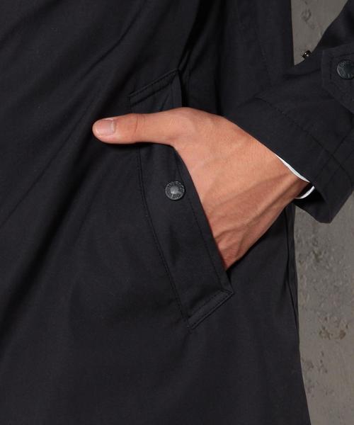 green label relaxing（グリーンレーベルリラクシング）の「別注 ［ザ ノースフェイス］ THE NORTH FACE PURPLE LABEL ＊GLR 65/35 ステンカラーコート◆（ステンカラーコート・メンズ・ネイビー・SMALL/LARGE/MEDIUM）」の6枚目の写真