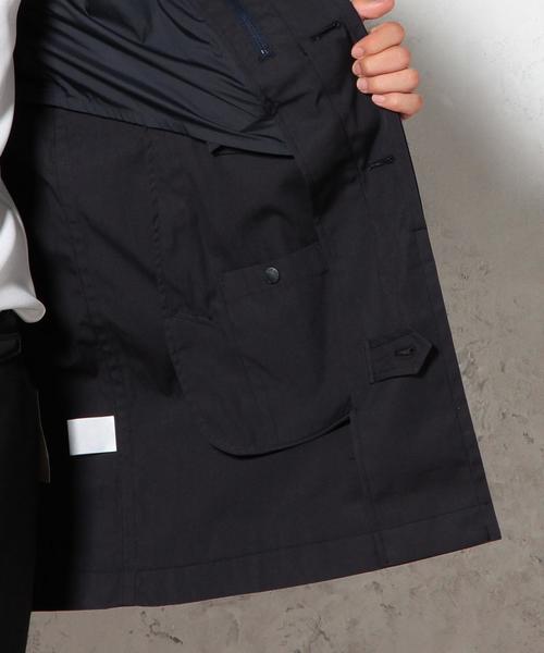 green label relaxing（グリーンレーベルリラクシング）の「別注 ［ザ ノースフェイス］ THE NORTH FACE PURPLE LABEL ＊GLR 65/35 ステンカラーコート◆（ステンカラーコート・メンズ・ネイビー・SMALL/LARGE/MEDIUM）」の7枚目の写真