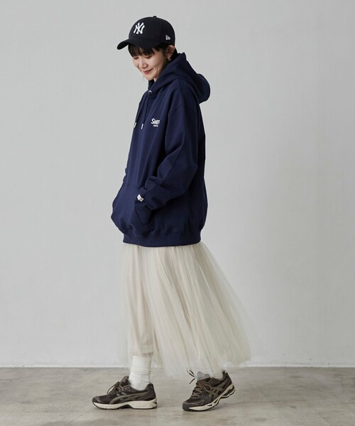 SMITH'S（スミス）の「SMITH'S（スミス）別注ロゴ刺繍パーカー（パーカー・メンズ・オフホワイト/グレー/ネイビー・S/M/L/XL）」の12枚目の写真