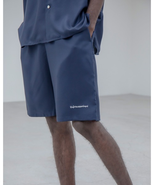 uniform experiment(ユニフォームエクスペリメント)の「WASHABLE RAYON EASY SHORTS(その他パンツ・メンズ・ネイビー/ブラック・1/2/3/4)」の8枚目の写真