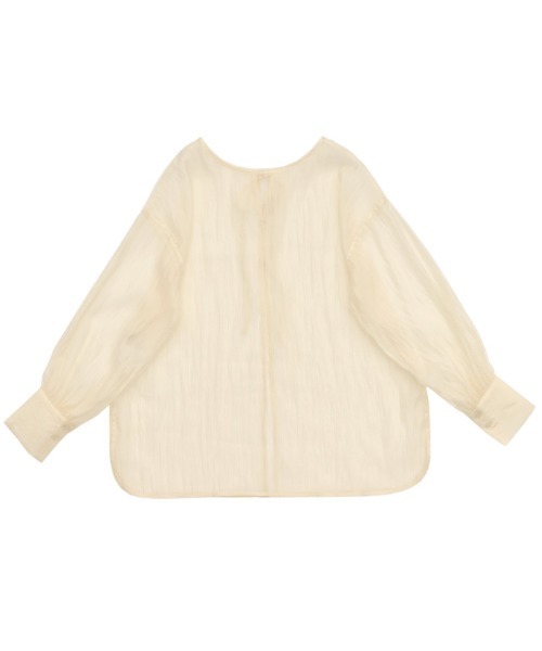 select MOCA(セレクトモカ)の「オーガンジー2WAYブラウス(シャツ/ブラウス・レディース・アイボリー/ブラック/モスグリーン・FREE)」の11枚目の写真