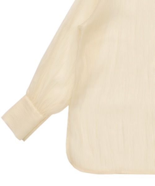 select MOCA(セレクトモカ)の「オーガンジー2WAYブラウス(シャツ/ブラウス・レディース・アイボリー/ブラック/モスグリーン・FREE)」の13枚目の写真