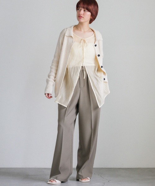 select MOCA(セレクトモカ)の「オーガンジー2WAYブラウス(シャツ/ブラウス・レディース・アイボリー/ブラック/モスグリーン・FREE)」の19枚目の写真