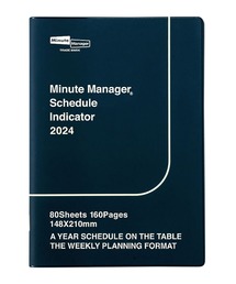 HIGHTIDE（ハイタイド）の「手帳 2024 ハイタイド 2024年3月始まり (4月始まり対応) ミニットマネージャー (A5 レフト ウィークリー) 週間 スケジュール帳 ダイアリー（手帳/メモ帳・キッズ）」