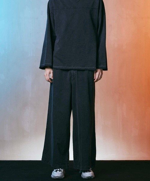 スウェットワイドパンツ【MAISON SPECIAL/メゾンスペシャル】 MAISON SPECIAL（メゾンスペシャル）の「《UNISEX》Pigment-Dye