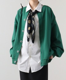 カットカルゼ クルーネック カーディガン