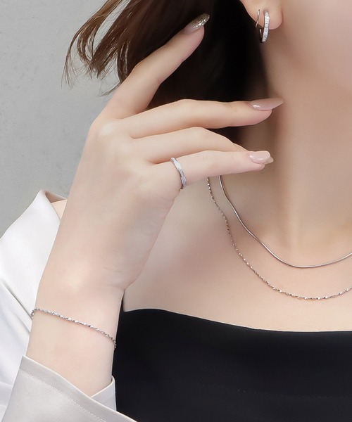 blackdia ocean（ブラックダイヤオーシャン）の「blackdia ocean ３点セットリング 金属アレルギー対応（リング・レディース・シルバー/ピンクゴールド/ゴールド/シルバー系その他/ゴールド系その他・18号/16号/14号/11号/9号/12号）」の22枚目の写真