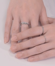 blackdia ocean（ブラックダイヤオーシャン）の「blackdia ocean 3点セットリング 金属アレルギー対応（リング）」